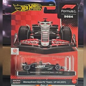 Hot Wheels Formula 1 2024 MoneyGram Haas F1 Team VF-24 Toy Car